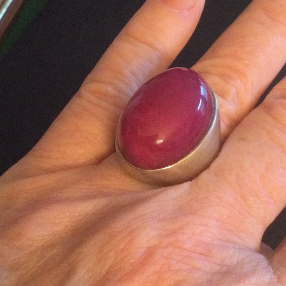 Mens Morrocan Genuine High Quality Ruby Cabocho… - Picture 10 of 13